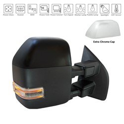 Ford F-250 Super Duty / F-350 Super Duty & more 2017–2022 Side Mirror (Rear) – FO1321612 product photo