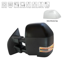 Ford F-250 Super Duty / F-350 Super Duty & more 2017–2022 Side Mirror (Rear) – FO1320611 product photo