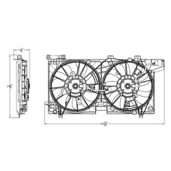 Subaru Legacy / Outback 2015–2019 Radiator – SU3115134 product photo