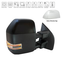 Ford F-250 Super Duty / F-350 Super Duty & more 2017–2022 Side Mirror (Rear) – FO1321611 product photo