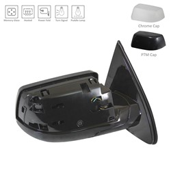 Chevrolet Suburban / Tahoe 2015–2020 & more Side Mirror (Rear) – GM1321507 product photo