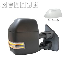 Ford F-250 Super Duty / F-350 Super Duty & more 2017–2022 Side Mirror (Rear) – FO1321608 product photo